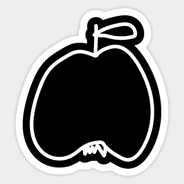 apple Sticker by knolios